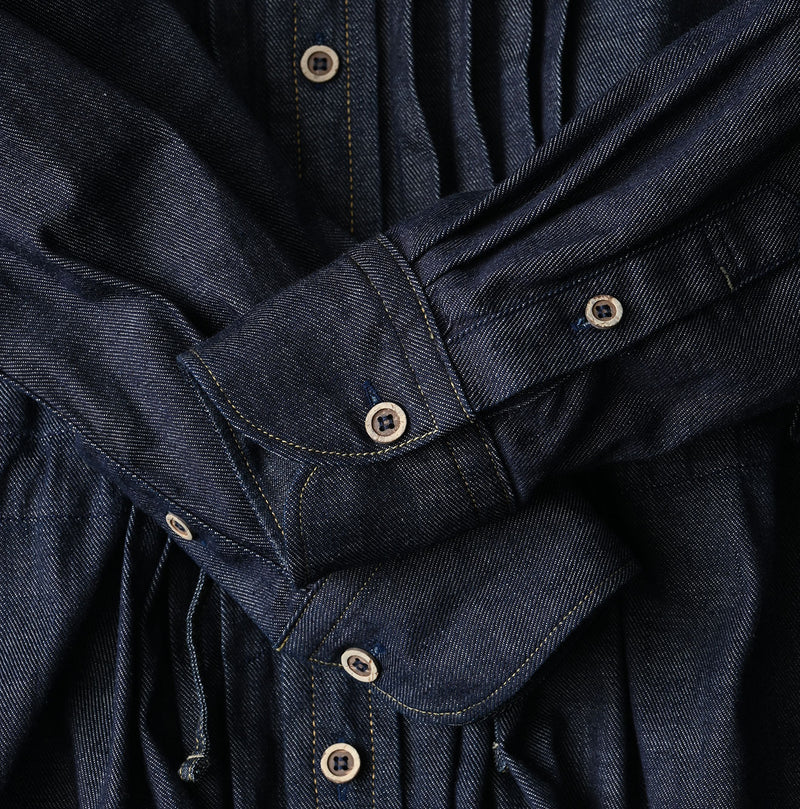 45R 45 Petit Denim Tuck Dress Nou