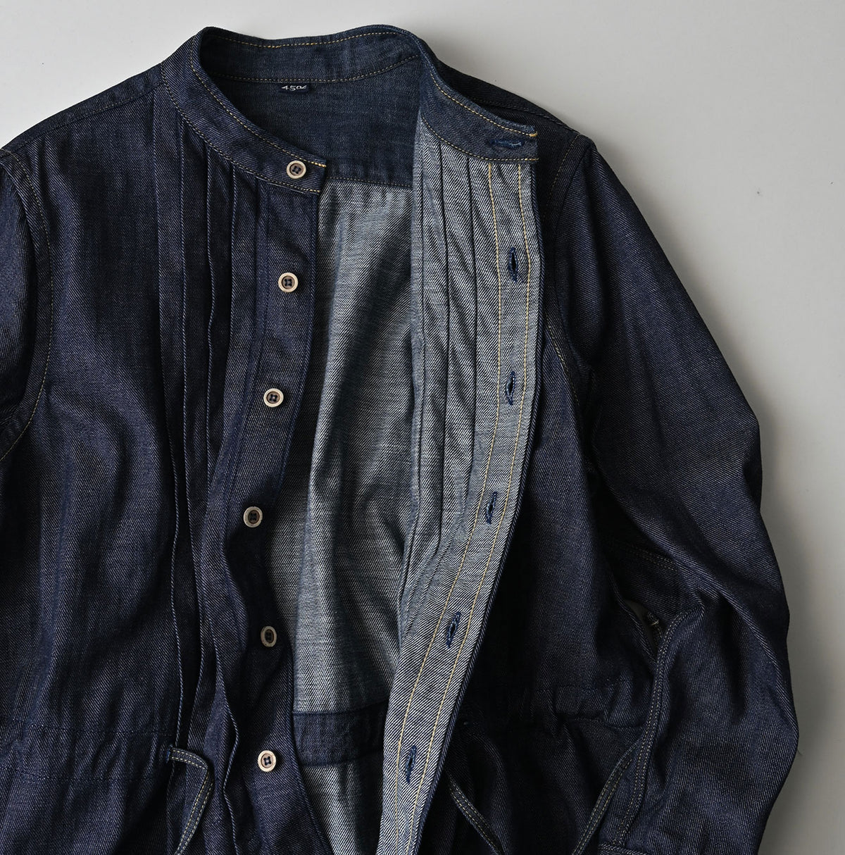 45R 45 Petit Denim Tuck Dress Nou