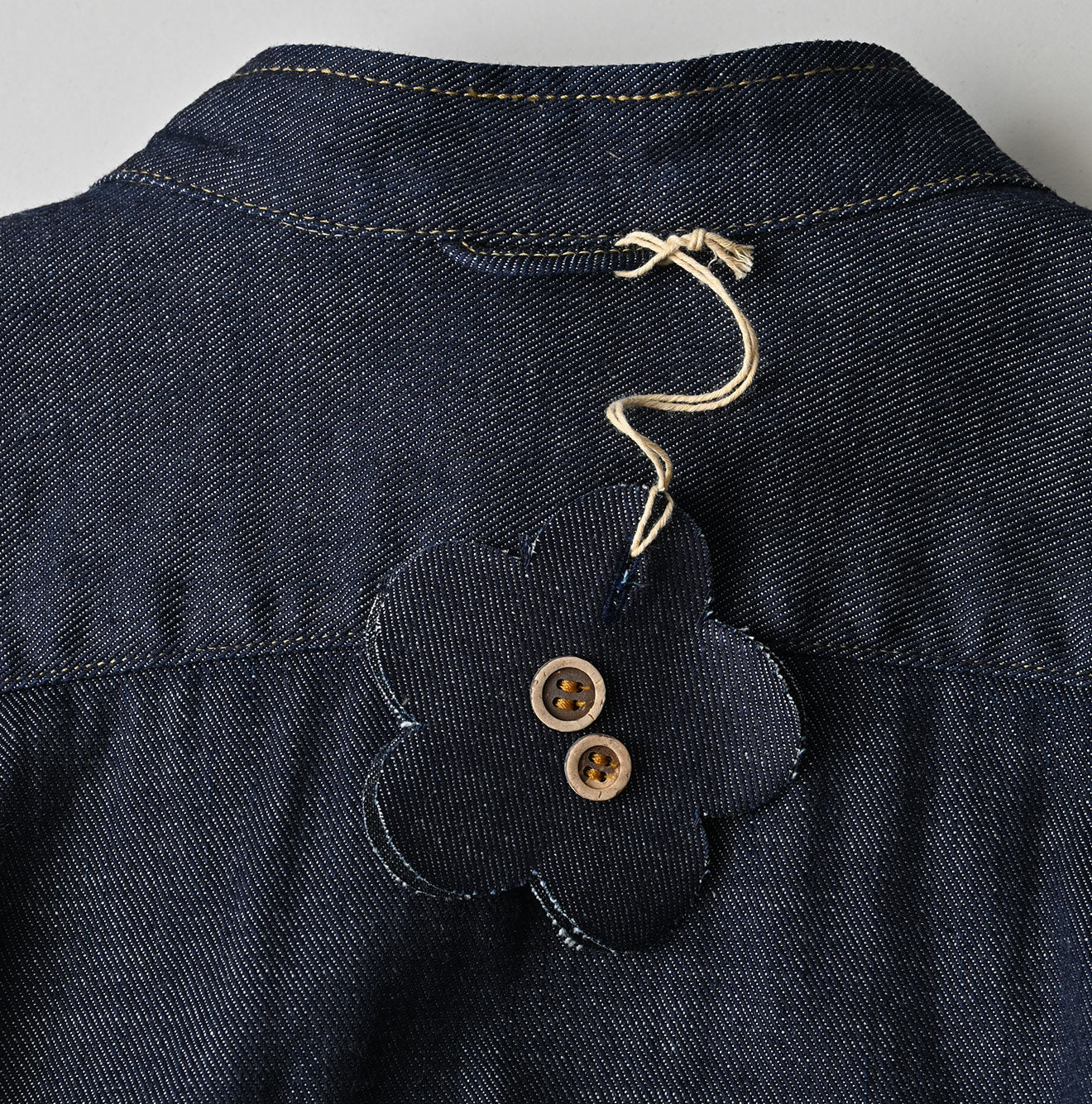 45R 45 Petit Denim Tuck Dress Nou