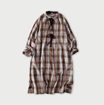 45R Zakkuri Flannel Mountain Smock Dress
