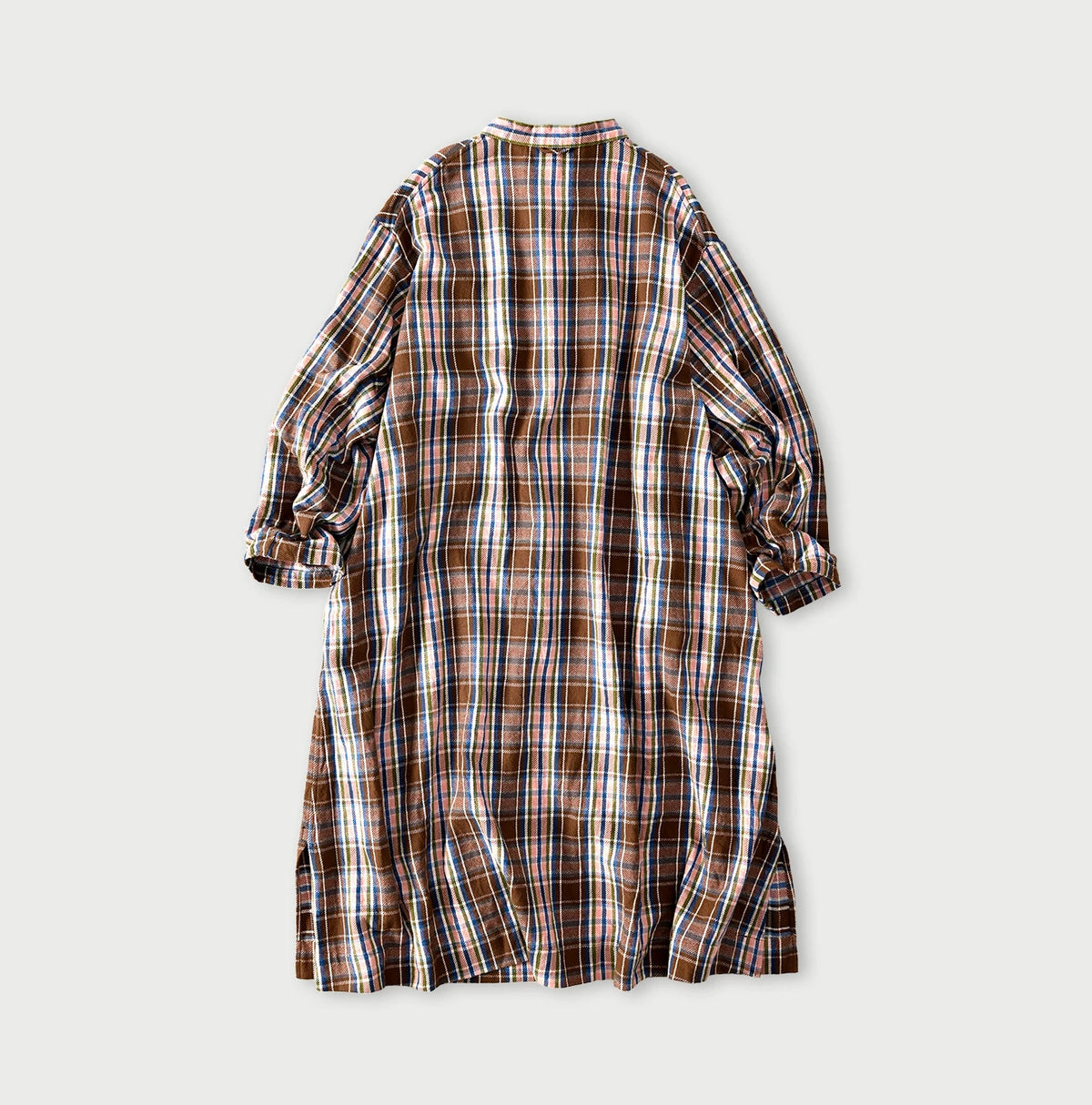 45R Zakkuri Flannel Mountain Smock Dress - Image 13