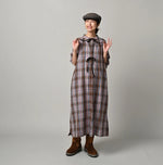 45R Zakkuri Flannel Mountain Smock Dress