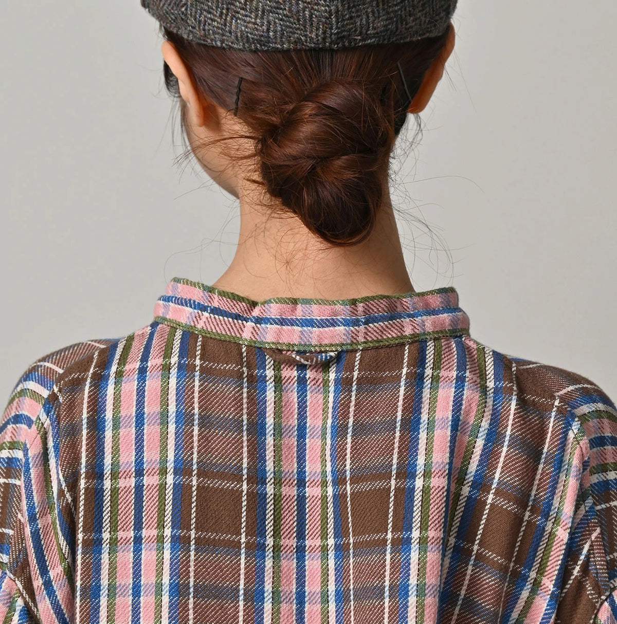 45R Zakkuri Flannel Mountain Smock Dress - Image 11