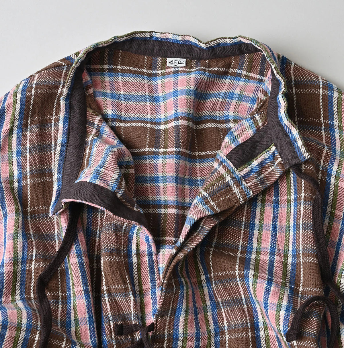 45R Zakkuri Flannel Mountain Smock Dress