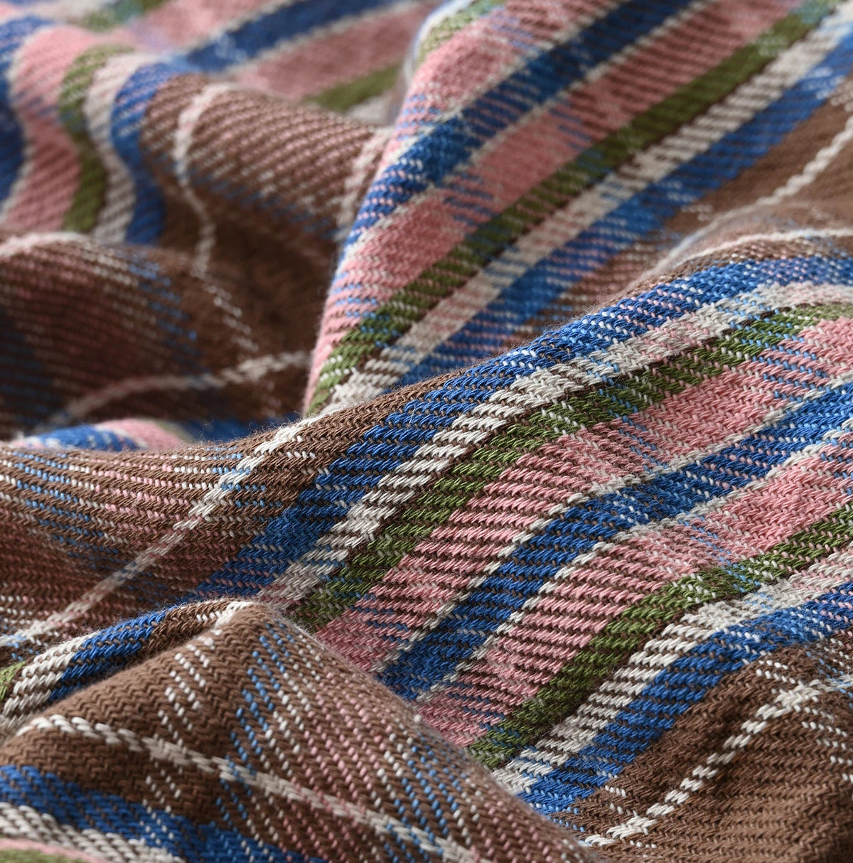 45R Zakkuri Flannel Mountain Smock Dress
