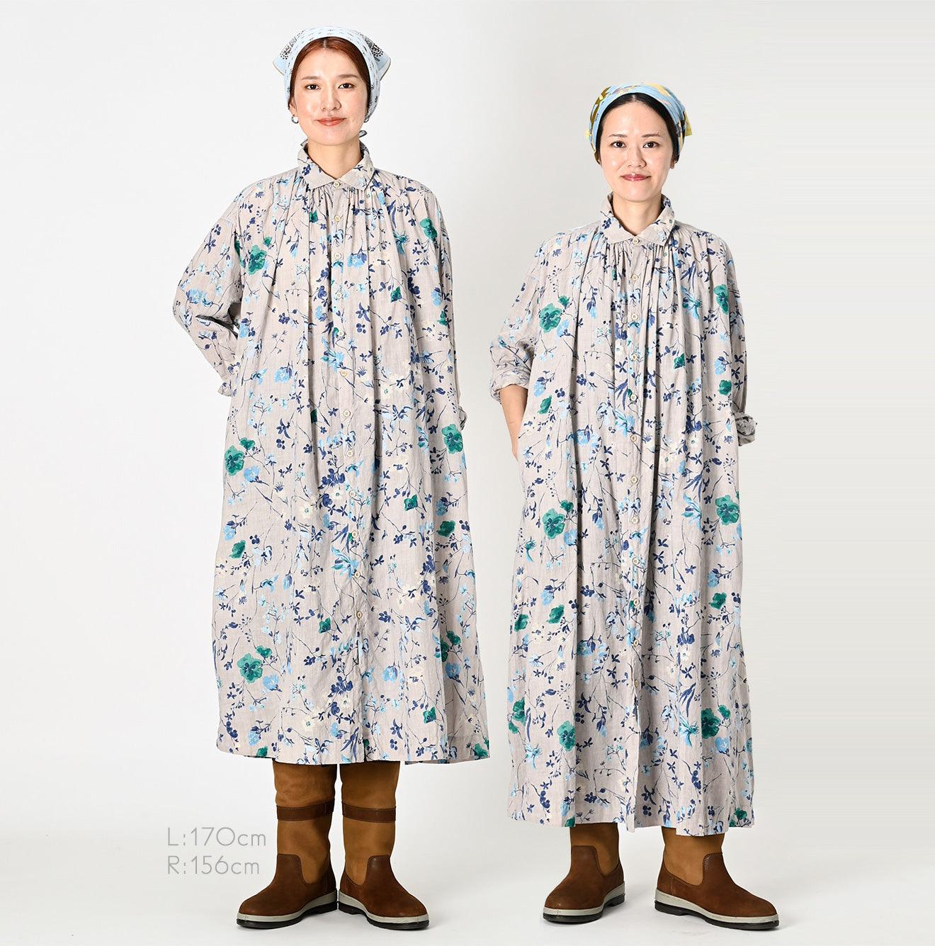 Winter Flower Kushukushu Dress