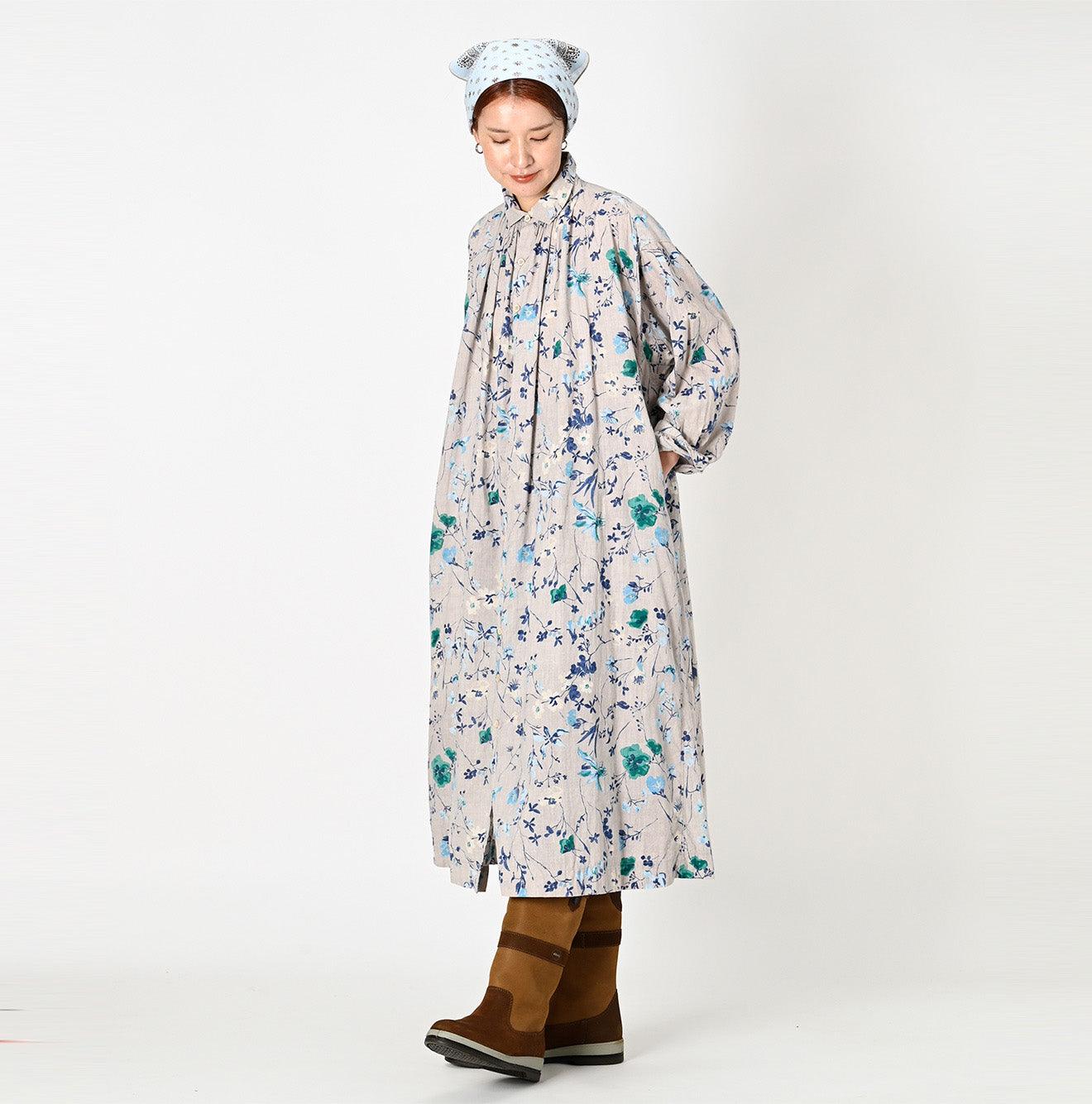 Winter Flower Kushukushu Dress