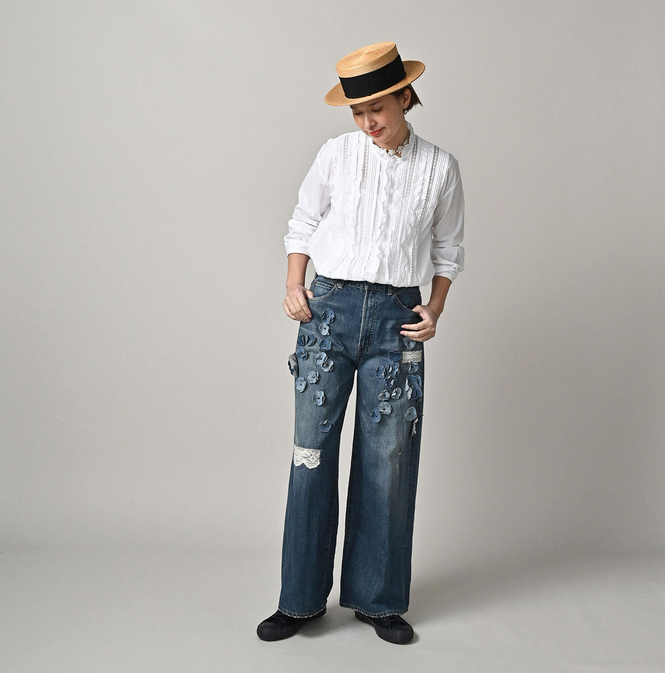 45R Rye Mugi Denim Appare Fleur Bachihime Zyu