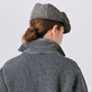 45R Indigo Hickory Cotton Fleece Jacket