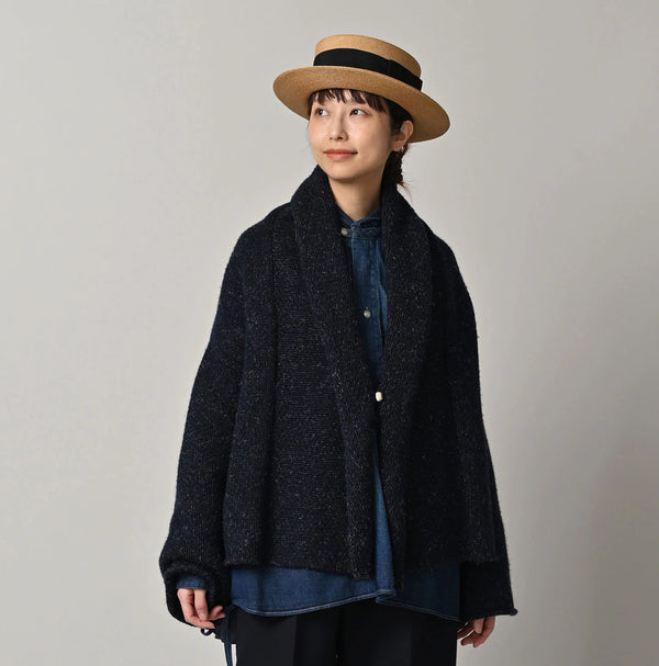 45R Cashmere Linen Cache-Coeur