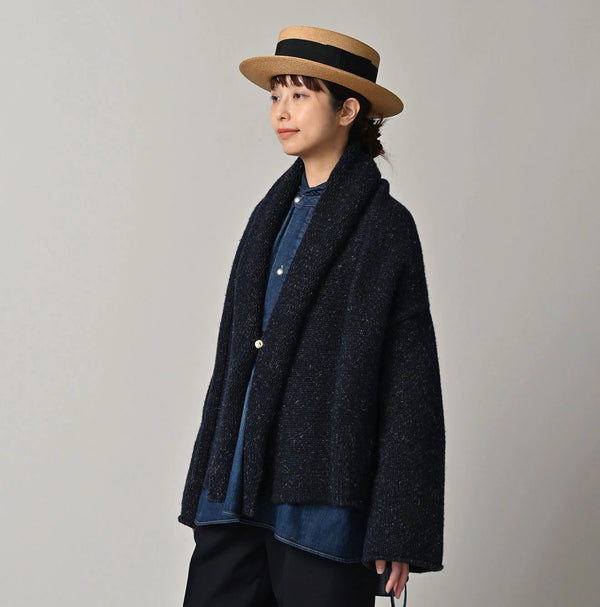 45R Cashmere Linen Cache-Coeur