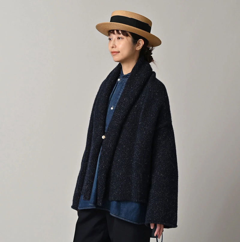 45R Cashmere Linen Cache-Coeur - Image 5