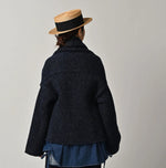 45R Cashmere Linen Cache-Coeur