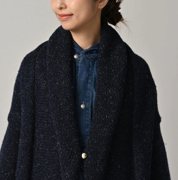 45R Cashmere Linen Cache-Coeur