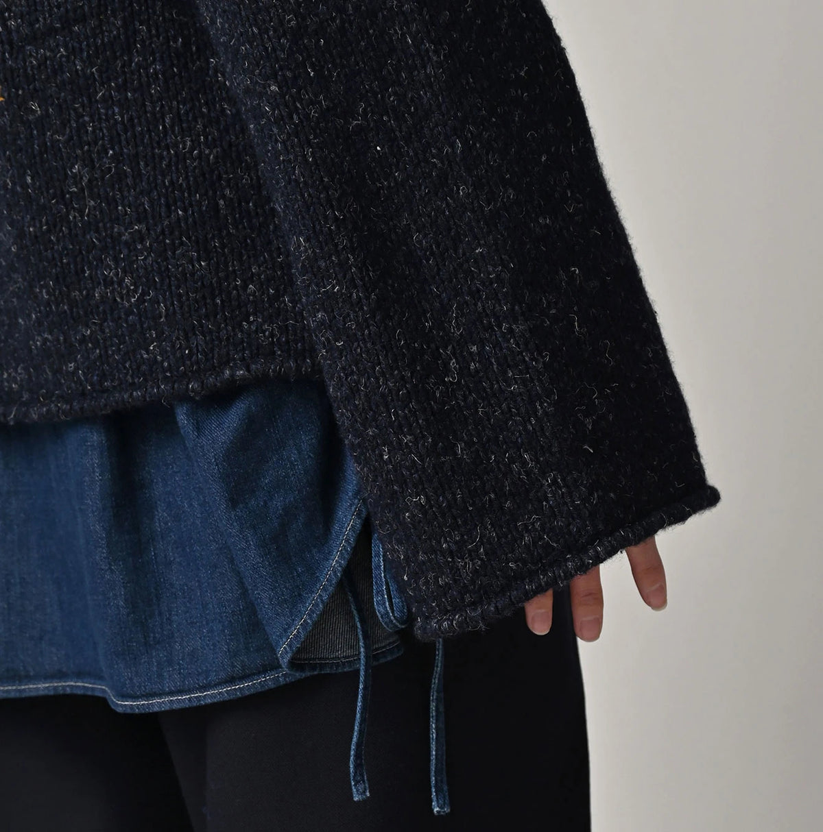 45R Cashmere Linen Cache-Coeur