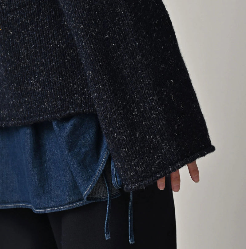 45R Cashmere Linen Cache-Coeur - Image 11