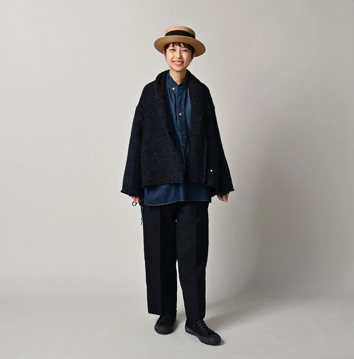 45R Cashmere Linen Cache-Coeur
