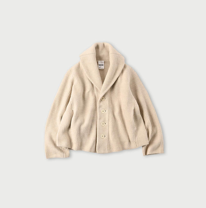 Float Boiled Shawl Collar Blouson