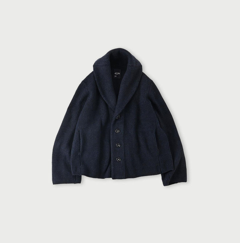 Float Boiled Shawl Collar Blouson