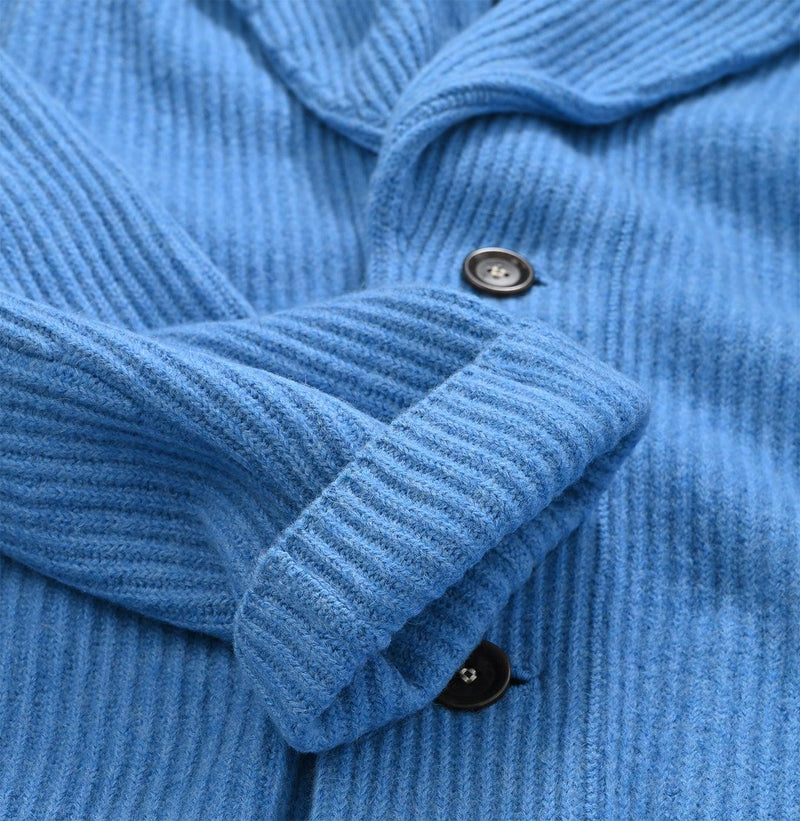 Float Boiled Shawl Collar Blouson