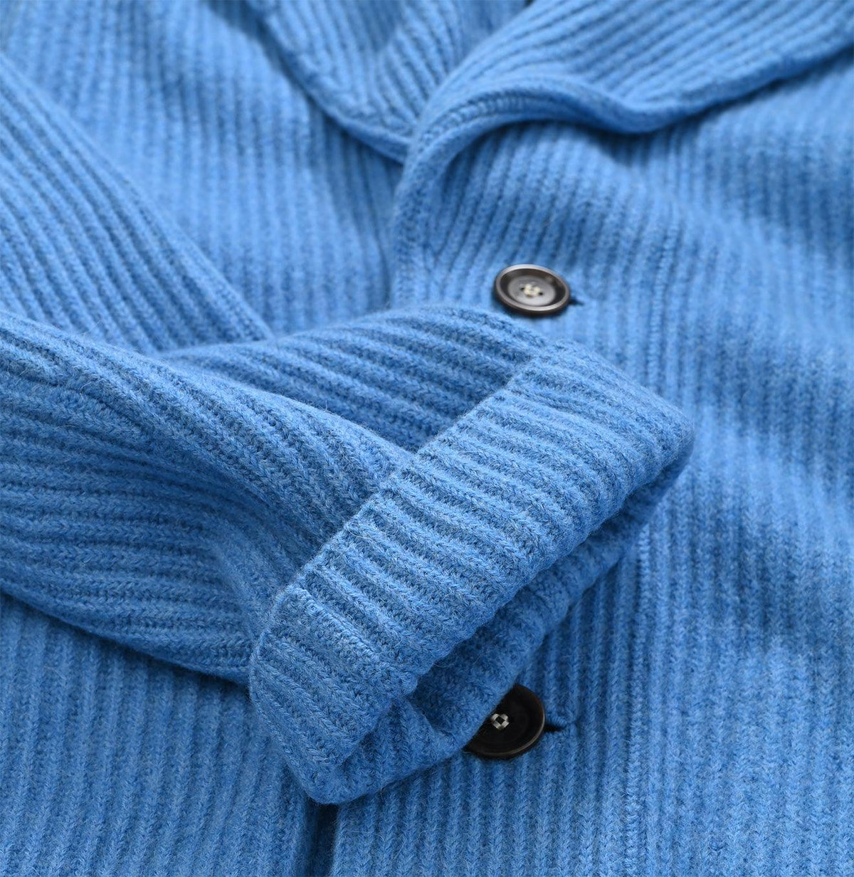 Float Boiled Shawl Collar Blouson