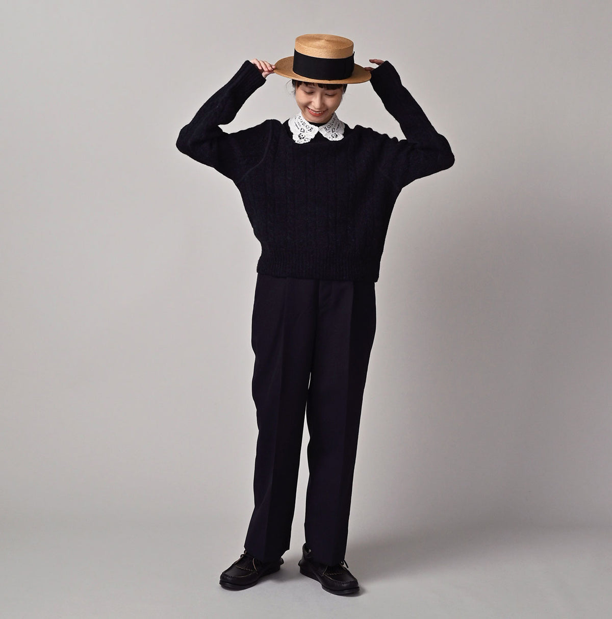 45R Ribbon Lace Collar Petit