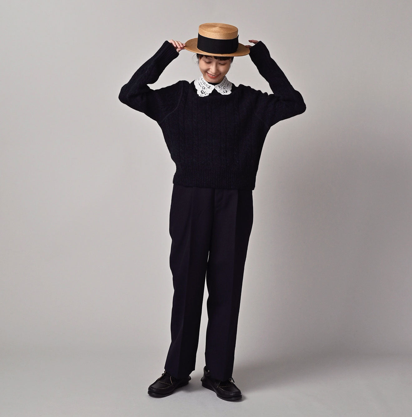 45R Ribbon Lace Collar Petit