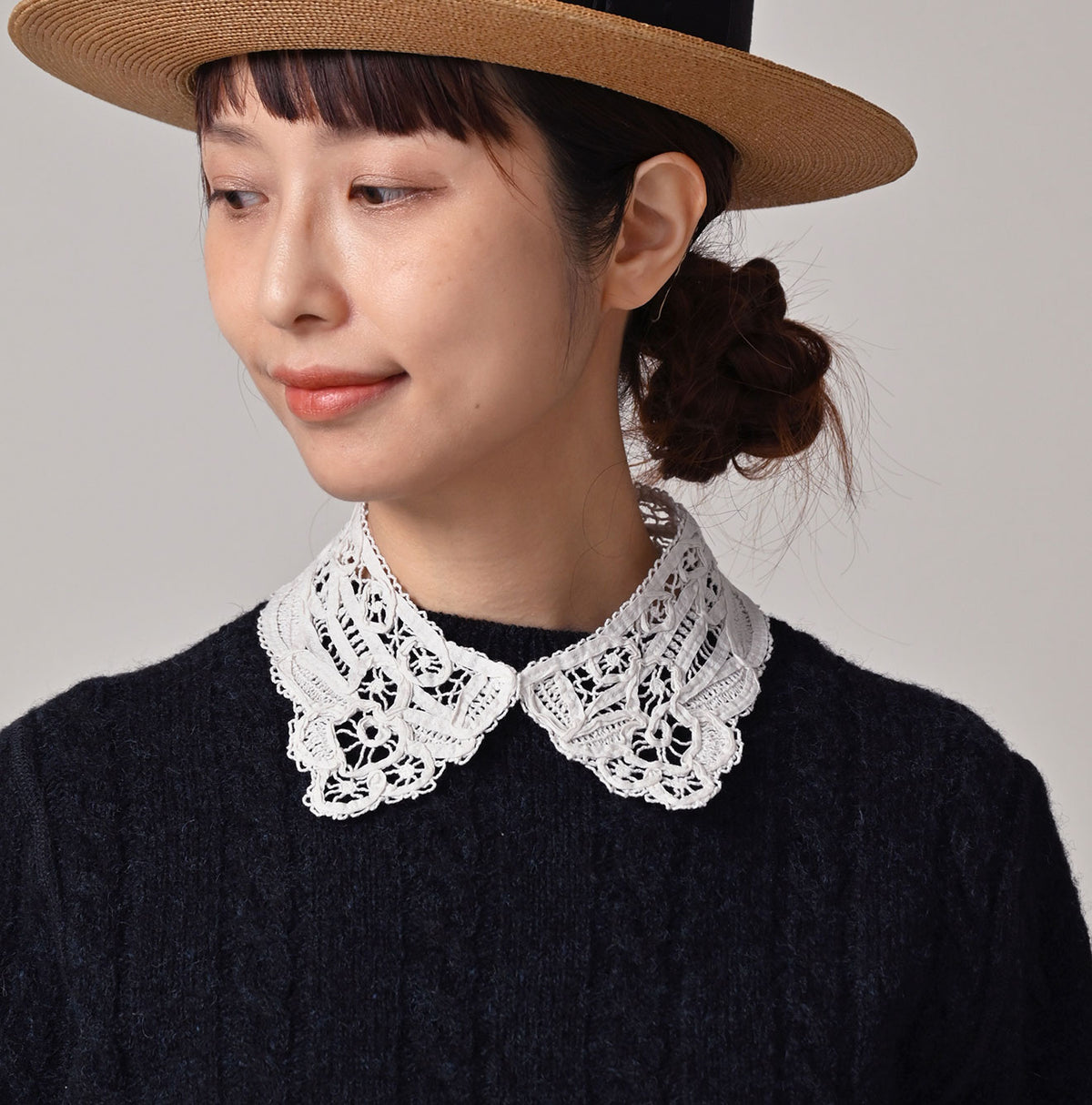 45R Ribbon Lace Collar Petit