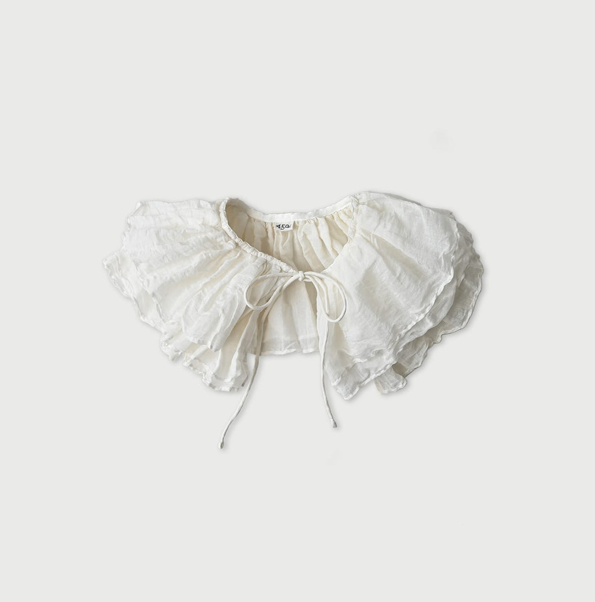 45R Silk Cotton Petal Collar