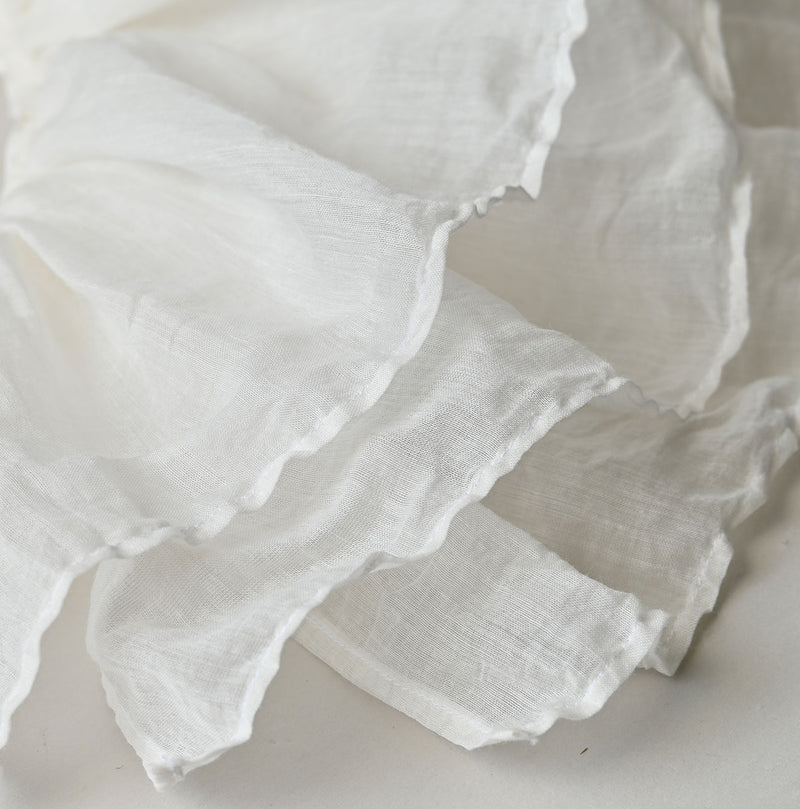 45R Silk Cotton Petal Collar