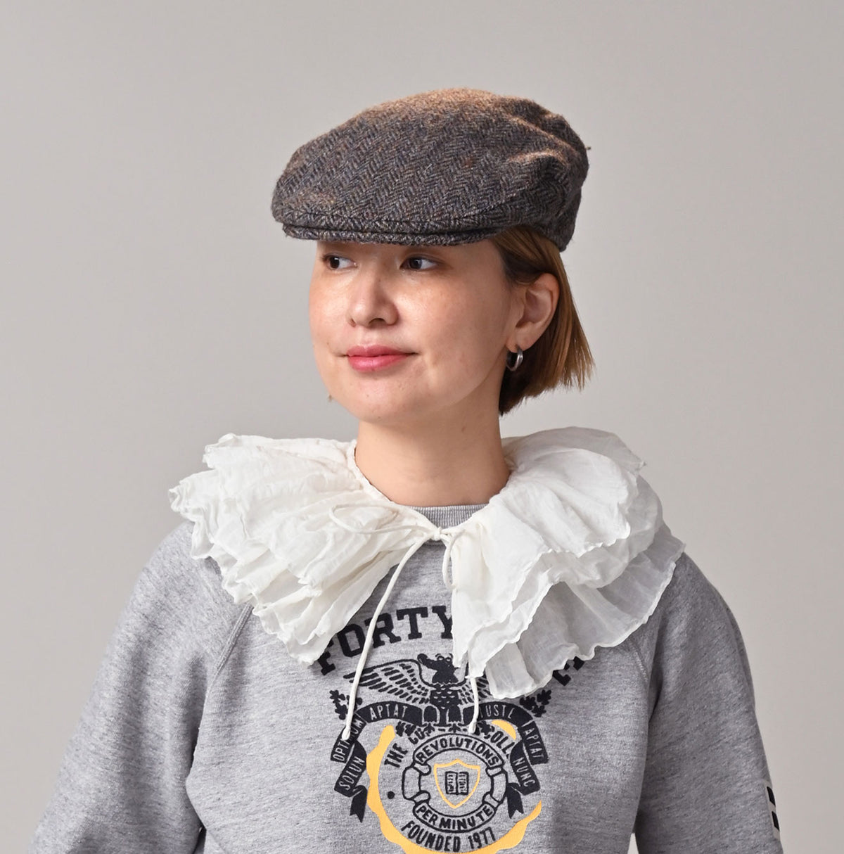 45R Silk Cotton Petal Collar