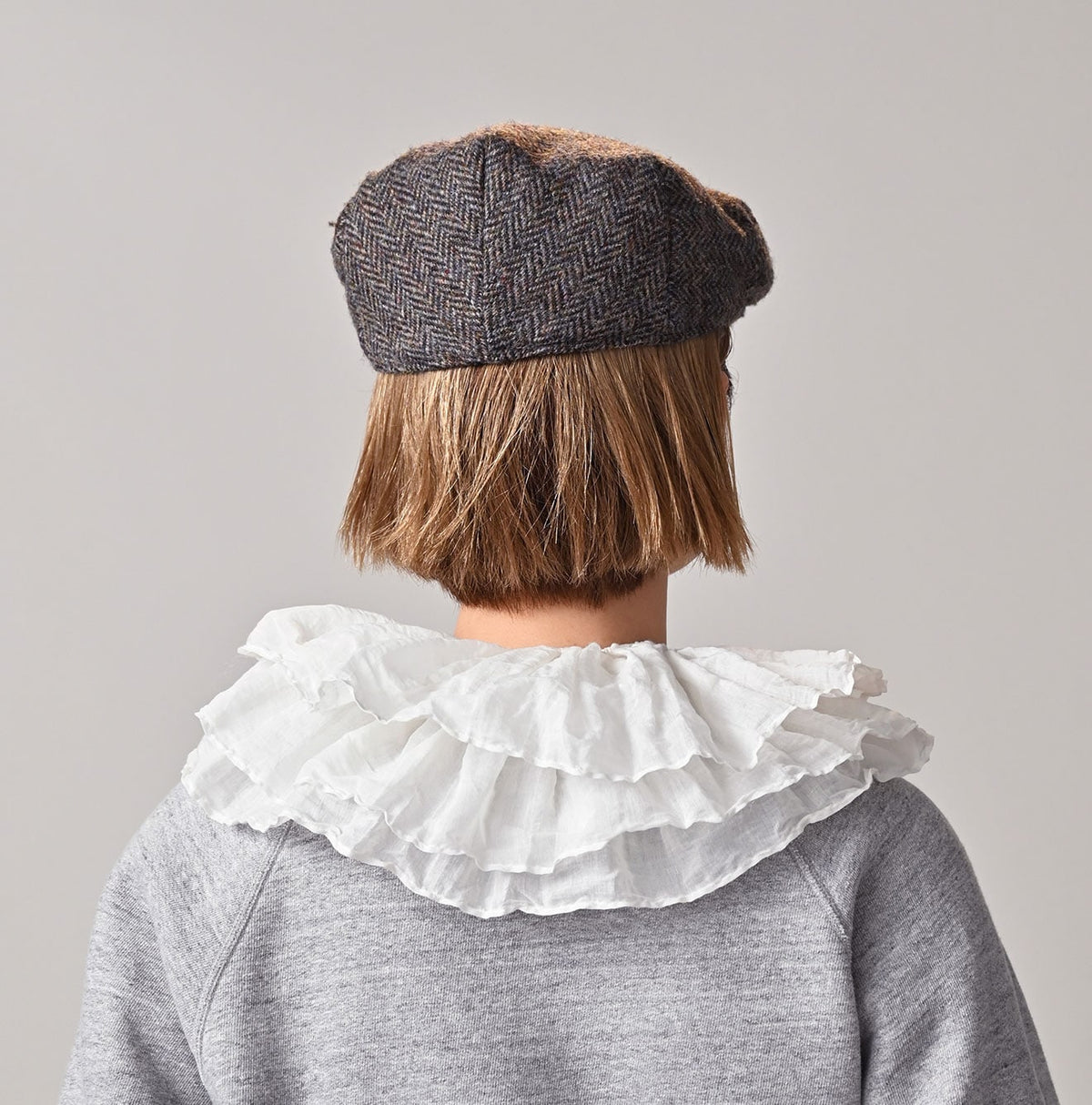 45R Silk Cotton Petal Collar