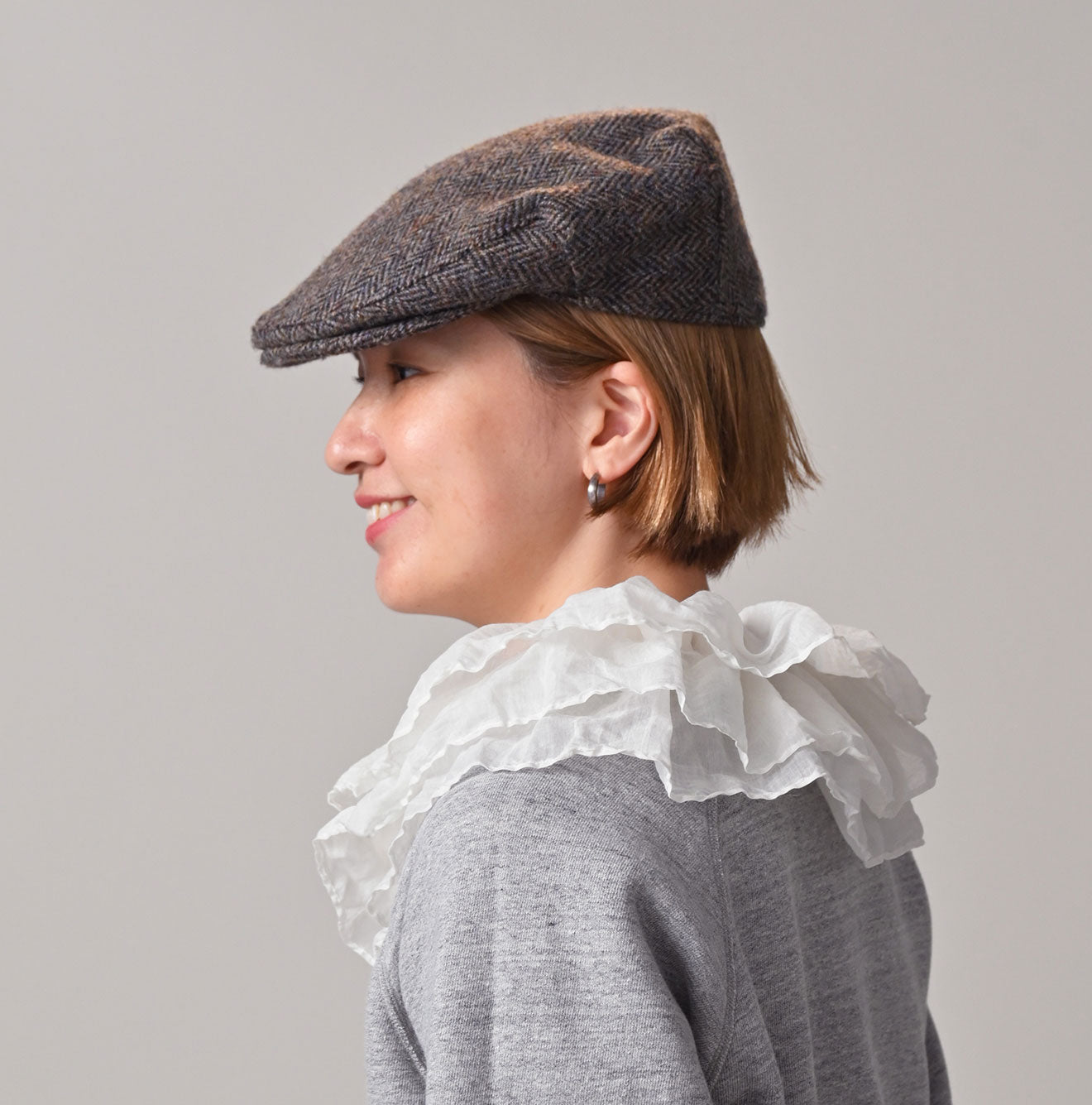 45R Silk Cotton Petal Collar