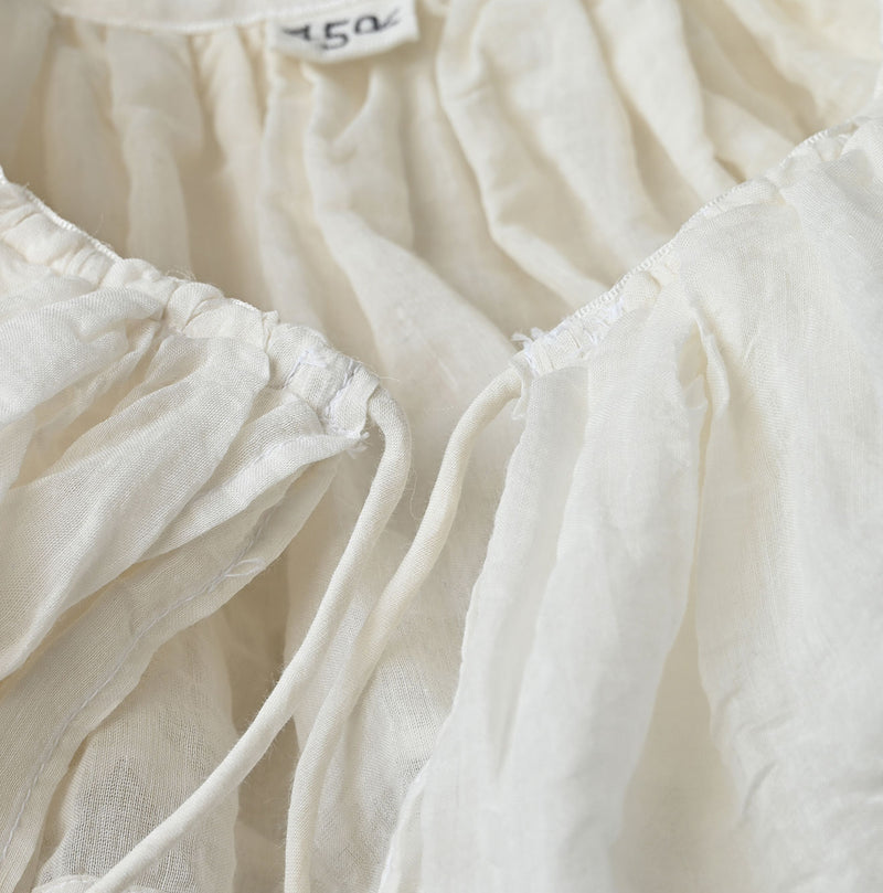 45R Silk Cotton Petal Collar