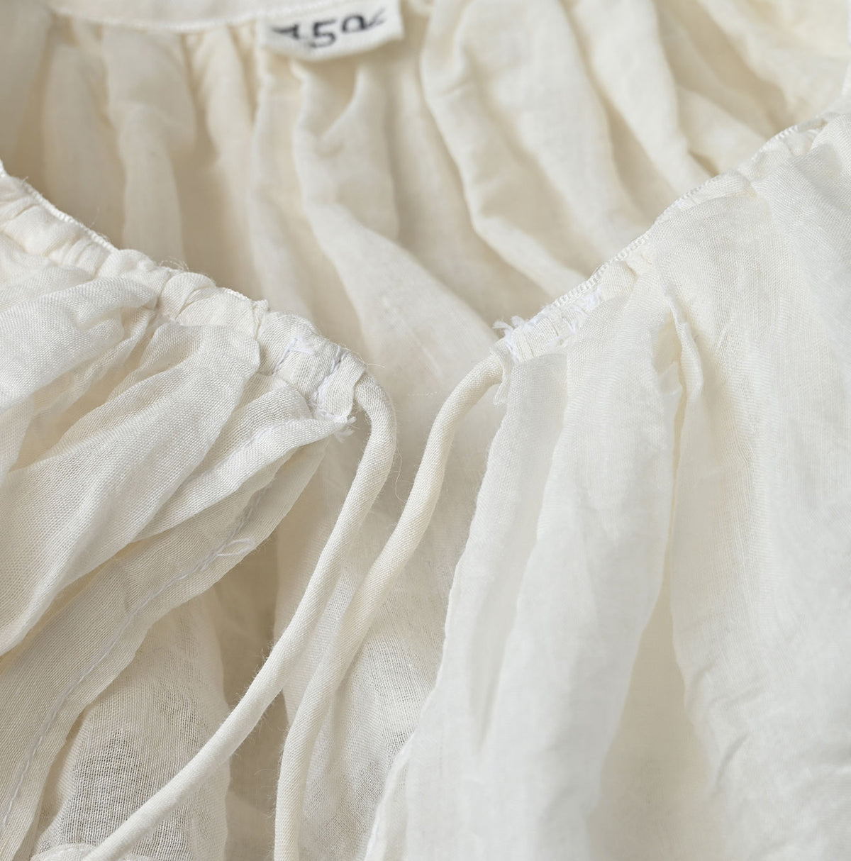 45R Silk Cotton Petal Collar