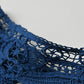 45R Ai Indigo Ribbon Lace Collar Petit