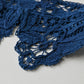 45R Ai Indigo Ribbon Lace Collar Petit