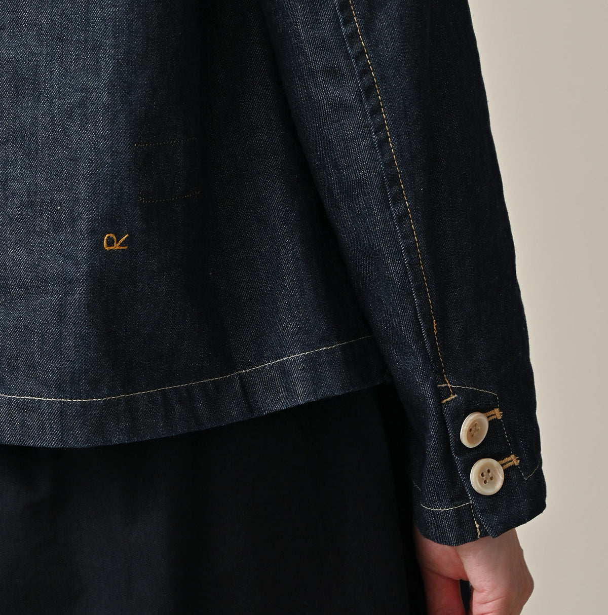 45R Rye Mugi Denim Annie W-jacket