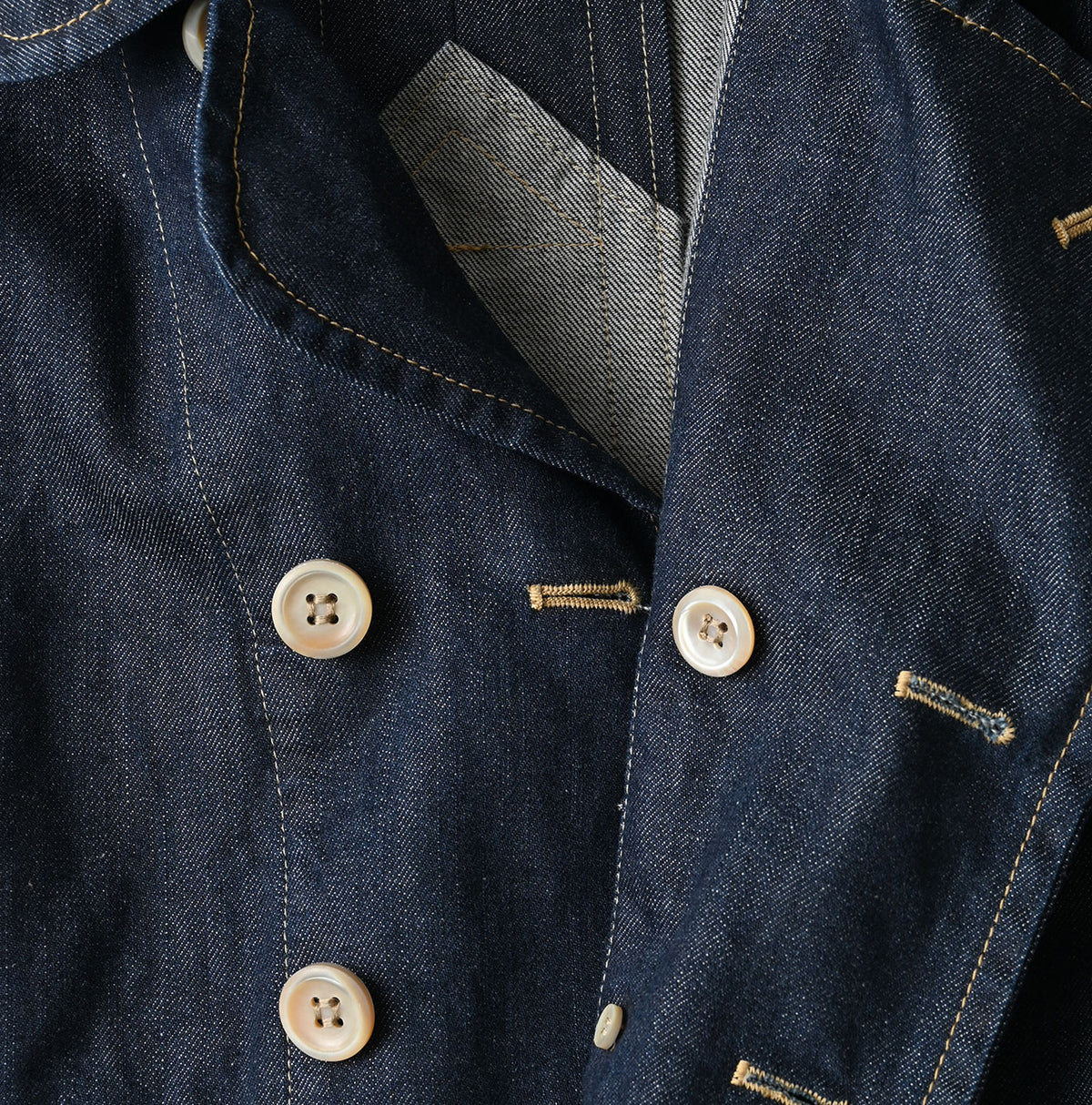 45R Rye Mugi Denim Annie W-jacket