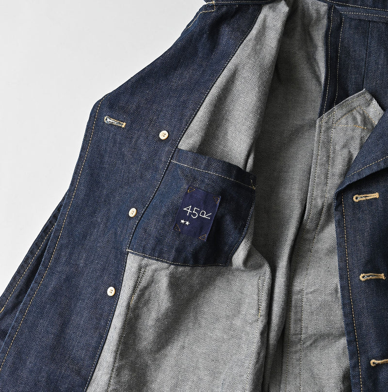 45R Rye Mugi Denim Annie W-jacket