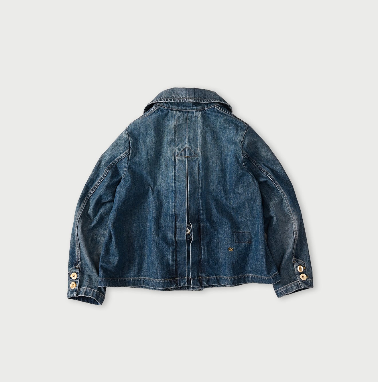 45R Rye Mugi Denim Annie W-jacket Distressed