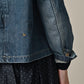 45R Rye Mugi Denim Annie W-jacket Distressed