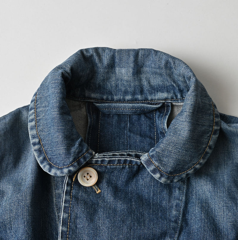 45R Rye Mugi Denim Annie W-jacket Distressed