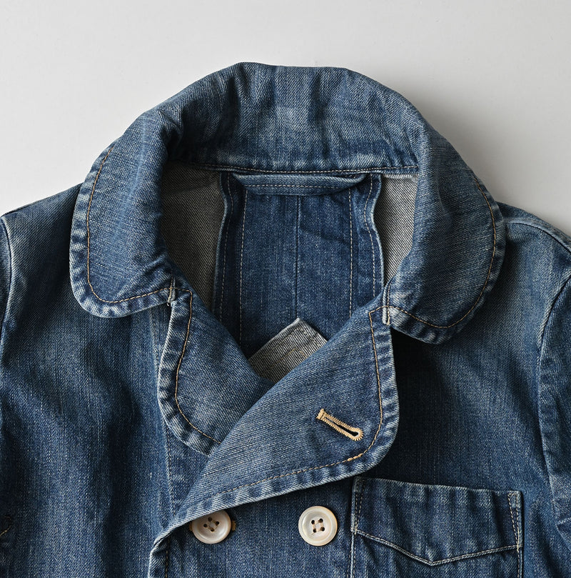 45R Rye Mugi Denim Annie W-jacket Distressed