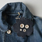 45R Rye Mugi Denim Annie W-jacket Distressed