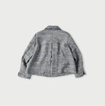 Ai Indigo Linen Silk Tweed Square Jacket - 45R by 45rpm studio
