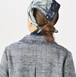 Ai Indigo Linen Silk Tweed Square Jacket - 45R by 45rpm studio