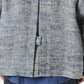 45R Ai Indigo Linen Silk Tweed Square Jacket