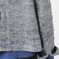 45R Ai Indigo Linen Silk Tweed Square Jacket