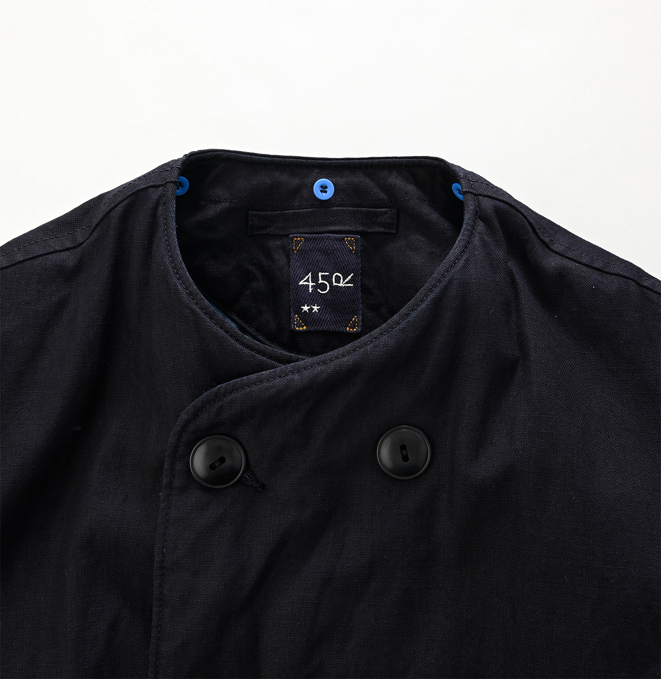 Indigo Oxford Tent Coat